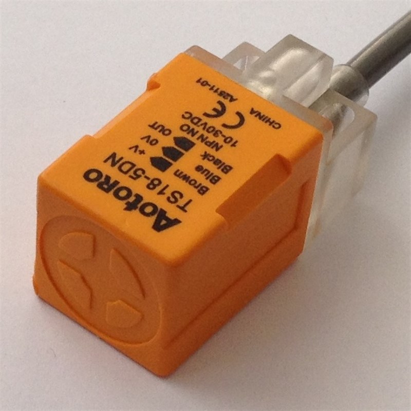 AOTORO方型二代接近开关TS18-5DN/DP2抗干扰替代SN-04N/PL05-N/P
