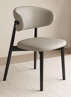 实木餐厅椅现代家用轻奢餐AL-79603桌级椅凳子高酒店咖啡书桌椅感