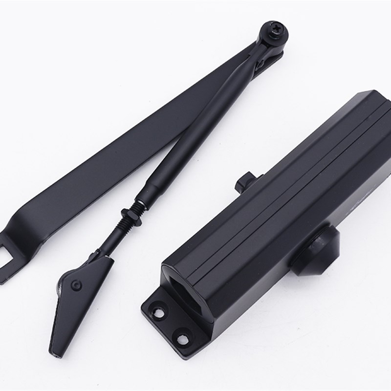 黑色闭门器缓冲家用液压缓慢关门弹簧防火门自动关门器防冻结包邮