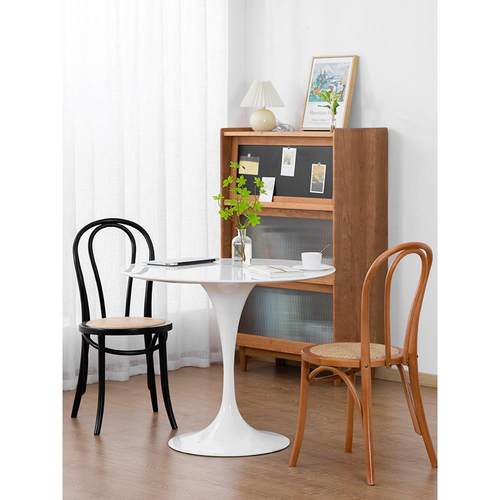 曲木欧北thonet椅法做美式复古椅子FS755986旧实木家用式餐椅桑纳