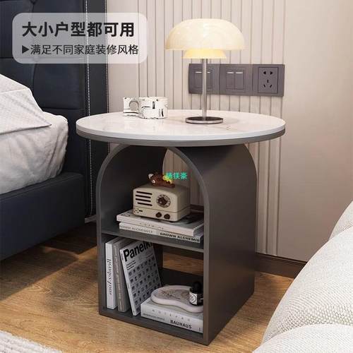 圆形JMH10255可移动计师设客厅沙发边几北风床头茶几创意旋转欧几