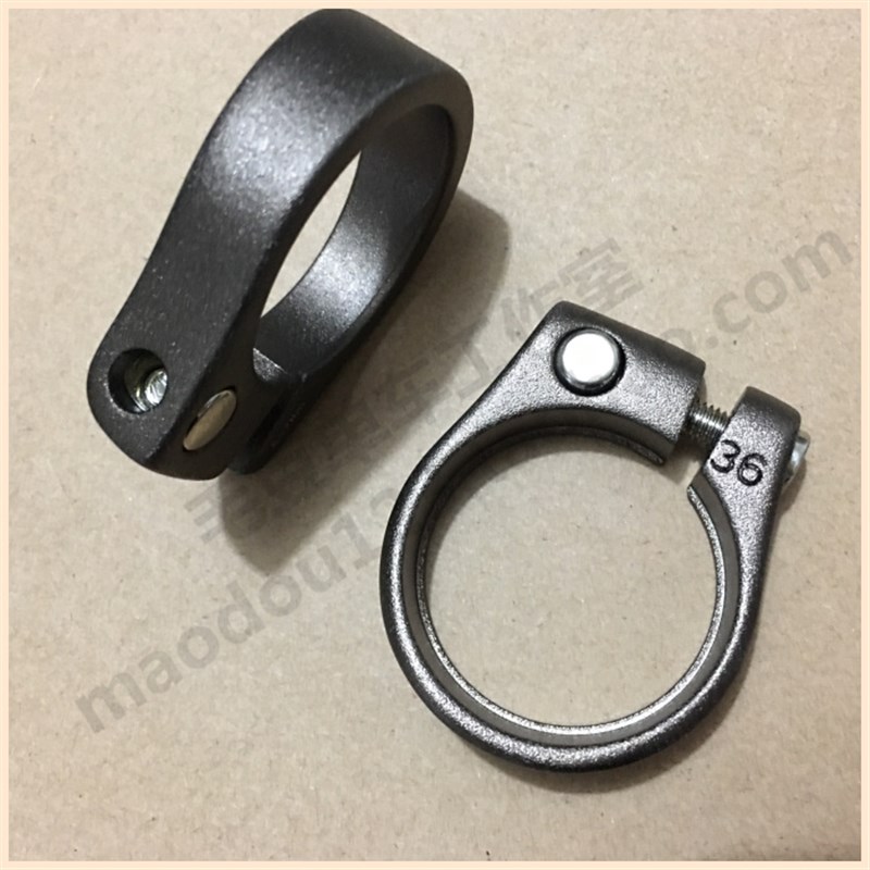 山地车36mm固定锁死坐杆夹自行车35.9/36.4mm座管夹坐管束座杆夹