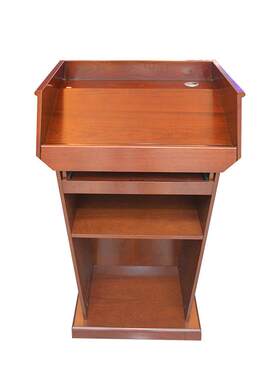 讲定酒店演讲台咨台迎宾台ZOK讲台木质演客台立式演实木讲可台