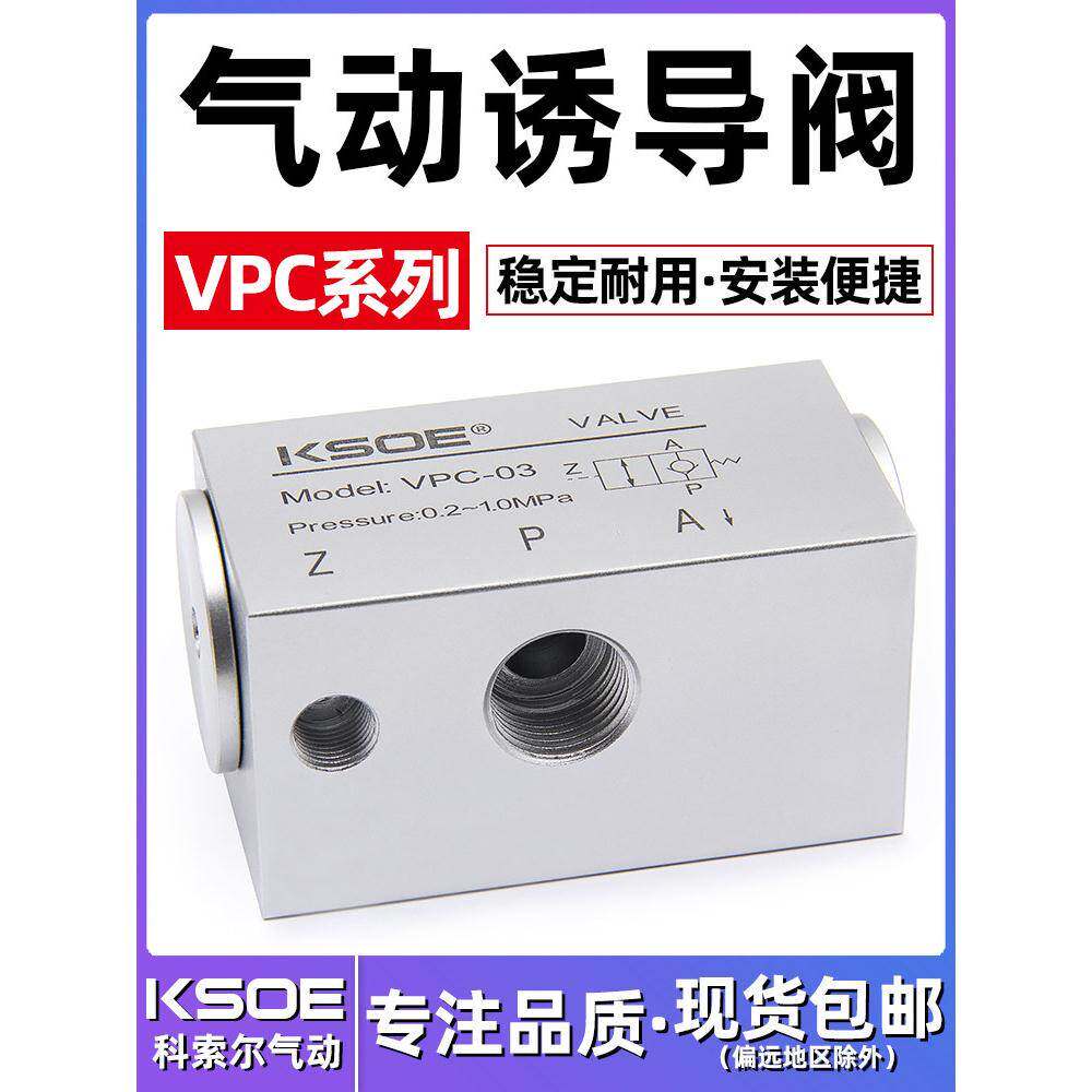 诱导止回阀VPC-03气动逆止阀气控单向阀安全阀保压自锁气缸停止