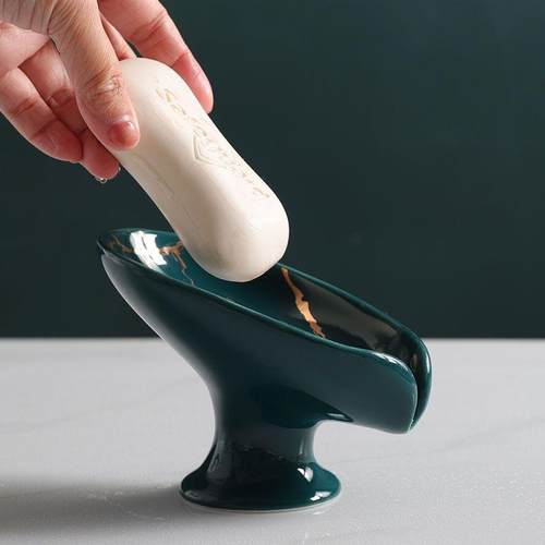 MXC轻奢创陶瓷皂香皂沥水肥盒碟不积水置物碟碟家用酒店卫生间意