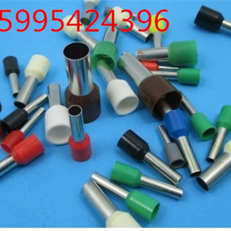 VE4010 黄铜 欧式管型接线端子 冷压端子 预绝缘针式端子 4平方