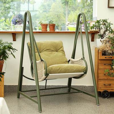 单人摇篮吊椅KLT椅美秋千阳台秋千家用摇椅吊齐户外秋千椅别篮墅