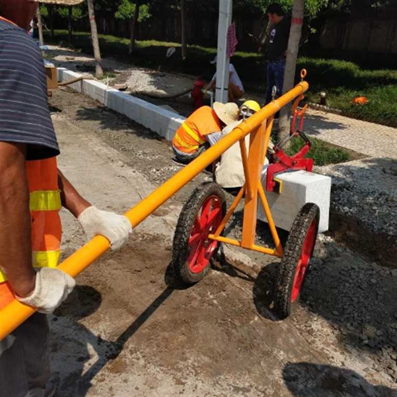 路沿石夹路岩石夹路边石马路牙夹路缘石材夹具石板夹大理石板夹子
