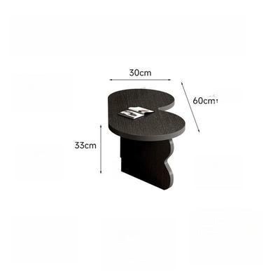 茶几北欧法式小户型黑色实木cpMBknzd现合轻奢计简约设师客厅代圆