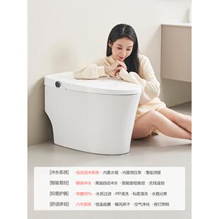 A1L卫浴家用智能马桶带TBK水箱0低无水压一体坐器脚感冲水NiL便10