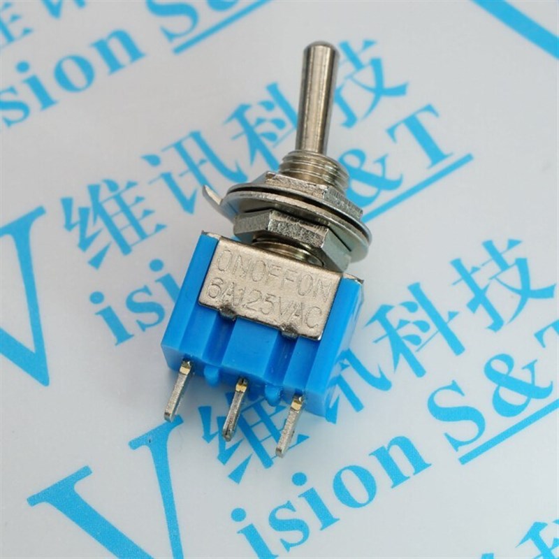 MTS-102 103带CQC认证高质量钮子开关三脚两档三档摇臂开关250V3A