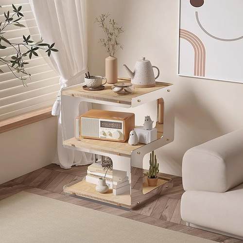 床头收置物架出租屋卧室实木头边柜家用简约PSSCGdNx新床款创意床