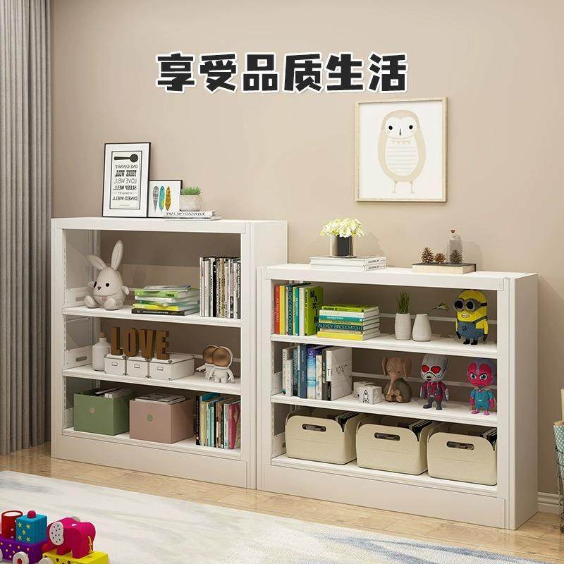儿童书阳台落地家用金属YN-6089-玩具图收纳架书馆架钢三层制书柜
