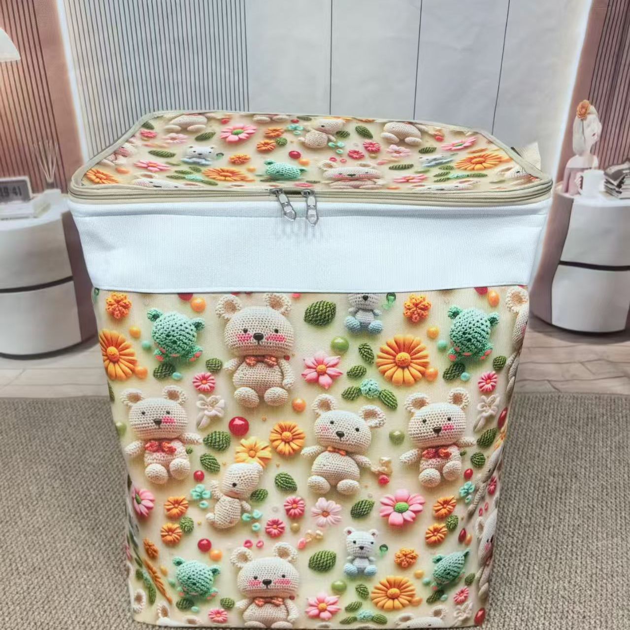 毛绒玩具大容量可折叠防潮收纳箱