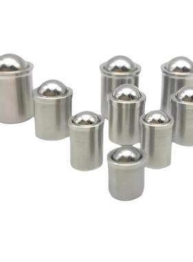 压入式球头柱塞 PFSSN2/3/4/5/6/8/10 带台阶定位珠光身304轻载型