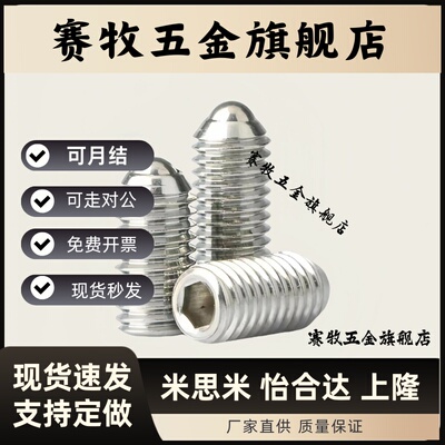 BSRA-M3/M4/M5/M6/M8/M10/M12 球头弹性柱塞 BSRAS 不锈钢SUS304