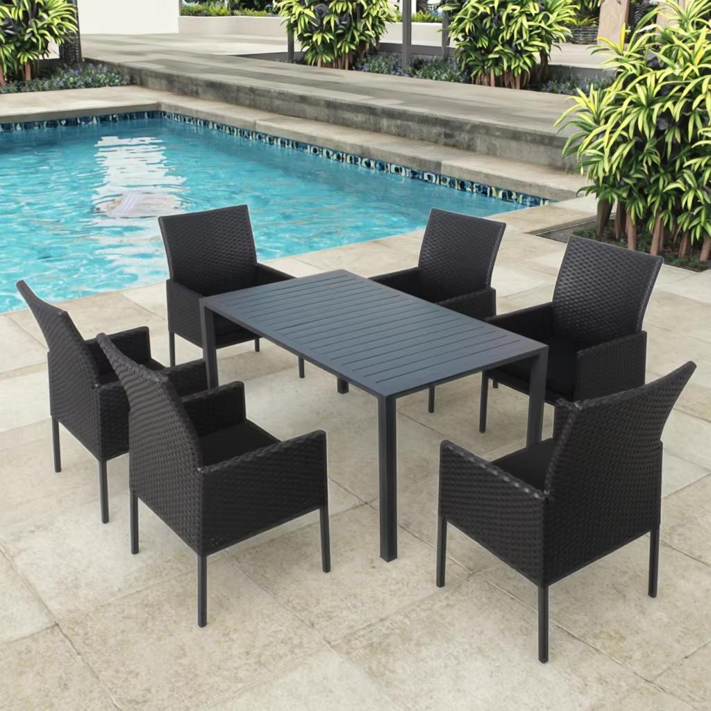 户外桌椅藤椅组合庭院阳台休闲藤编露台室内外阳光房防水防晒藤椅