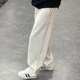 休闲 运动阔腿重磅卫裤 长裤 薄款 美式 男士 男生夏季 宽松垂感直筒裤