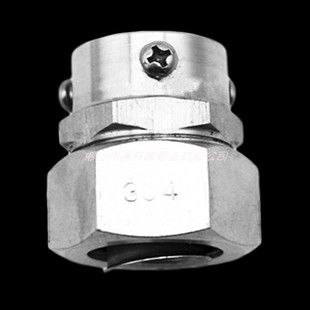 304不锈钢穿线软管三柱接头软管接头耐腐蚀防爆卡套自固式桥架mm