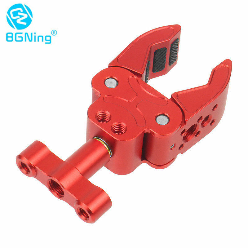 BGNing单反摄影摄像大力夹蟹钳夹平面管夹相机魔术手调节支架1/4