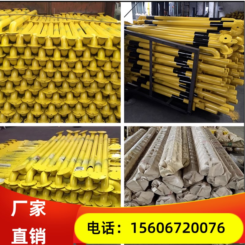 河南防撞护栏u型钢管挡车器停车位车挡M型道路防护栏杆车库厂房
