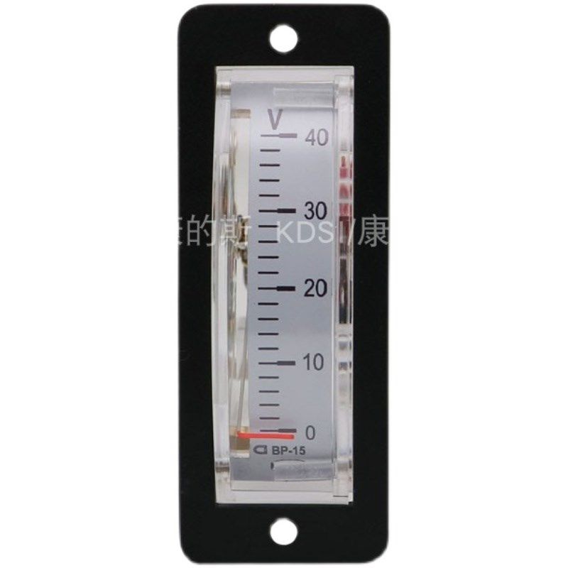 KDSI厂家供应指针式直流电压表BP-15 DC40V槽型开孔 小型电表头