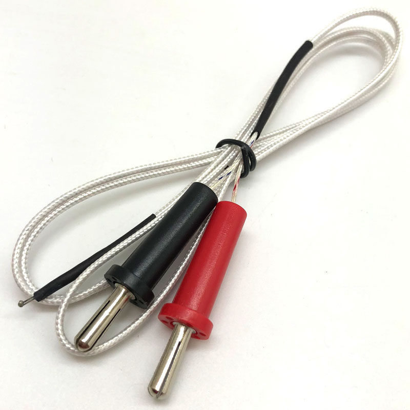 万用表温度线 钳形表温度探头感温线 热电偶 适用VC890C+ UT202等