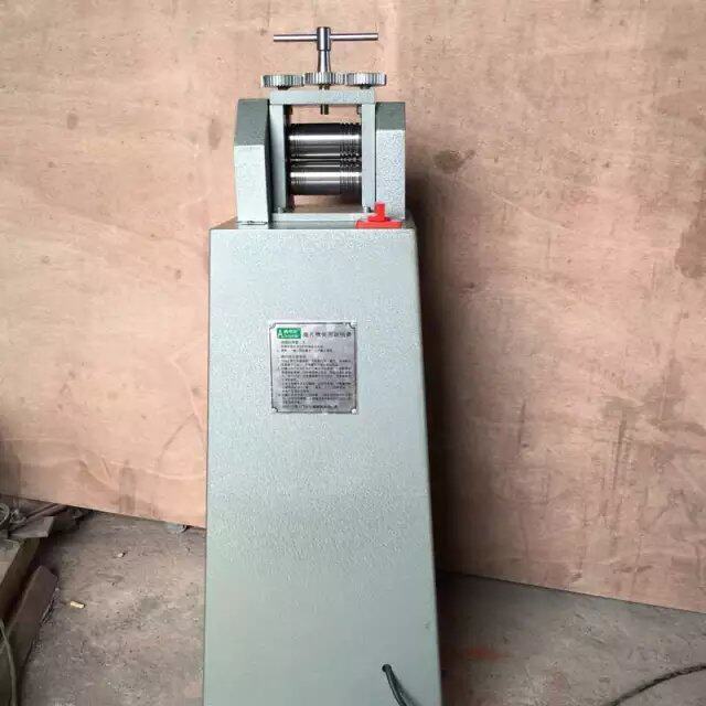 电动压片机压金条金片银条首饰1.5匹台式小型半圆方条压线机设备