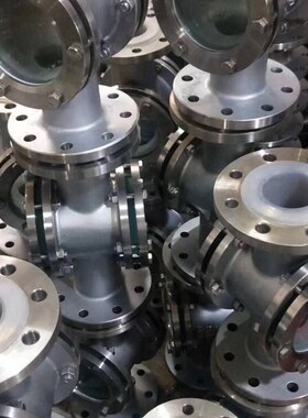 HGSO7F46衬氟直通视镜/衬氟四通视镜/衬氟管道视镜/衬氟视镜