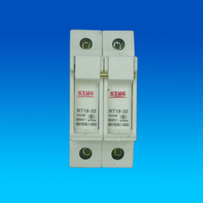 厂价直销 优质 RT18-32X 2P 10*38 熔断器底座 树脂壳 带指示灯