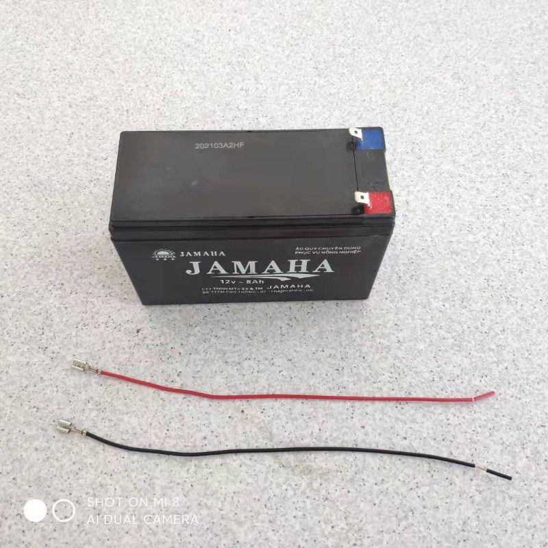 电动喷雾器电瓶 12V8A 12A蓄电池 铅酸锂 门禁音响野外照明 国标