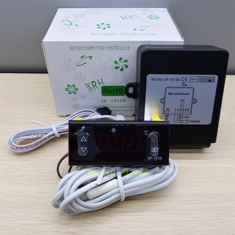 SF-121SN SF-101SN雪柜数字显示温控器 冰箱温度调节仪冷柜控制仪