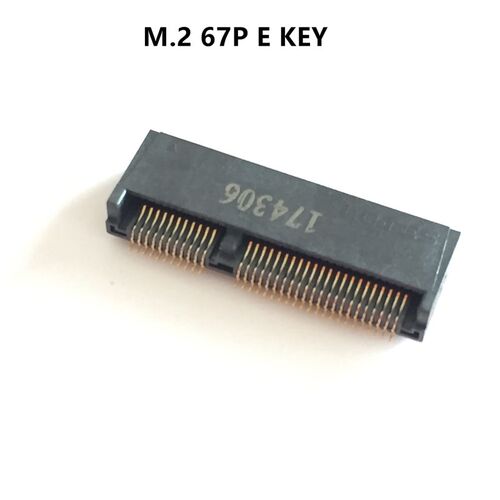 LOTES嘉泽得意APCI0154-P001A原装M.2 E-KEY 网卡插槽H=6.7 现货