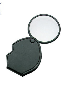 日本亲和SHINWA企鹅75536古珠宝阅读便携式放大镜两重焦点2倍4倍