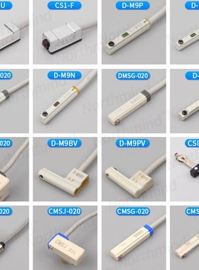 D-A93磁性开关SMC型M9B/M9N/P/V/A/W气缸感应器A54/R/F8B/C73/Z73