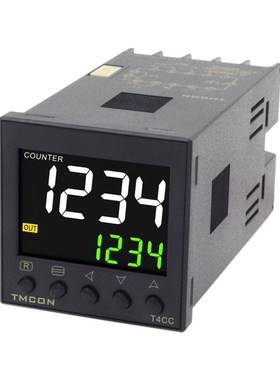 TMCON泰镁克T4CC彩色液晶双排数显计数计米器码表记米表RS485通讯