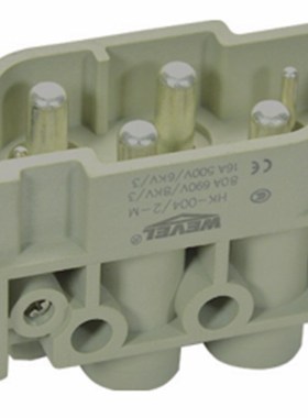 重载连接器HK-004/2-M WEVEL威乐 Harting哈丁 TE泰科 航空插头