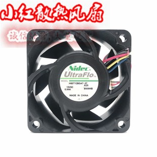 6025 NIDEC 12V 0.94A PWM温控大风量电源风扇 H60T12BGA7 6CM