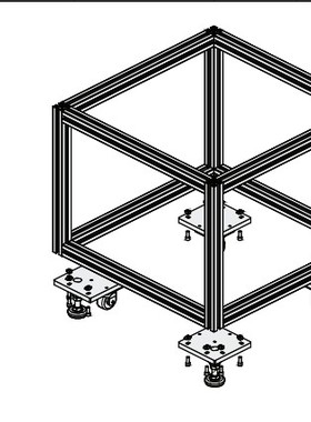 带调整块水平调节轮重型型材用水平调节型 CGV01-D50-NECGV06-D50
