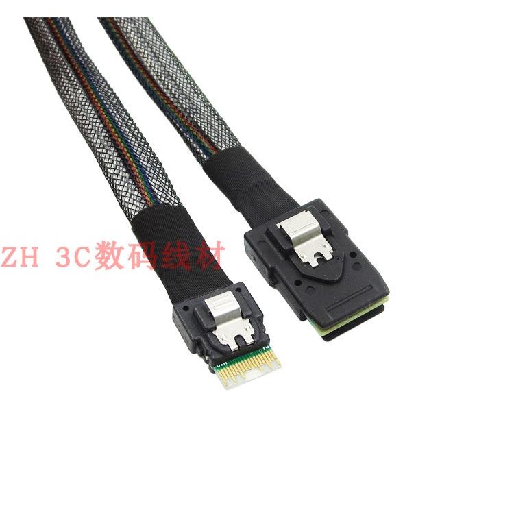 全新slim sas 8654转sff8087mini sas 6G数据线