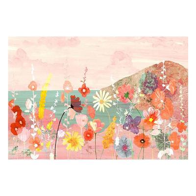 梦幻海岸花卉打印油画装饰Violets Print House画芯贴画背胶海报