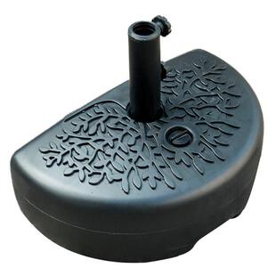 半边伞注沙注水底座 户外灌水水箱塑料底座 侧边遮阳伞水座