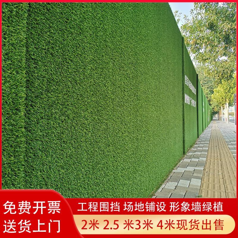 仿真草坪围挡绿草市政形象墙绿植工程挡板绿化草幼儿园操场草甸子
