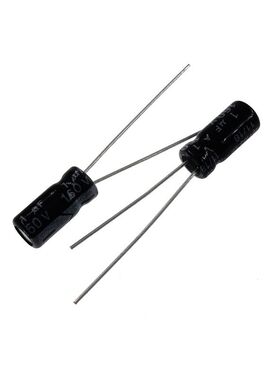160V1UF 直插铝电解电容 1UF160V 体积5*11MM 160V/1UF