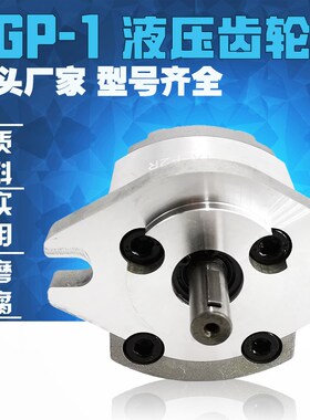 液压高压齿轮泵HGP-1A-F1 F2 F3 F4 F6F7F8R耐磨台湾新鸿定量油泵