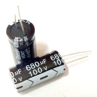 100V680UF 直插铝电解电容 680UF100V 体积16*30MM 100V/680UF