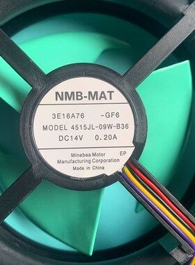 适用海尔美的冰箱电机风机风扇MODWL 4515JL-09W-B36 DC14V 0.20A