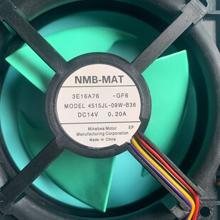 DC14V 适用海尔美 0.20A B36 09W 冰箱电机风机风扇MODWL 4515JL