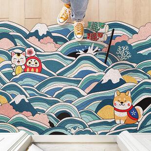 开门见山入户门地垫进户门进门入门玄关门口地毯家用丝圈可裁剪