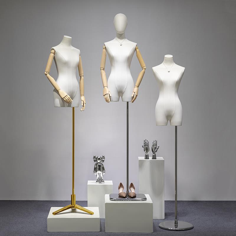 韩版小胸橱窗模特道具女装人台全身人偶服装店婚纱假人半身展示架